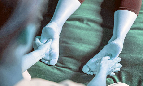 Reflexology thumb