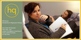 CPD Even Introduction to Regression Therapy