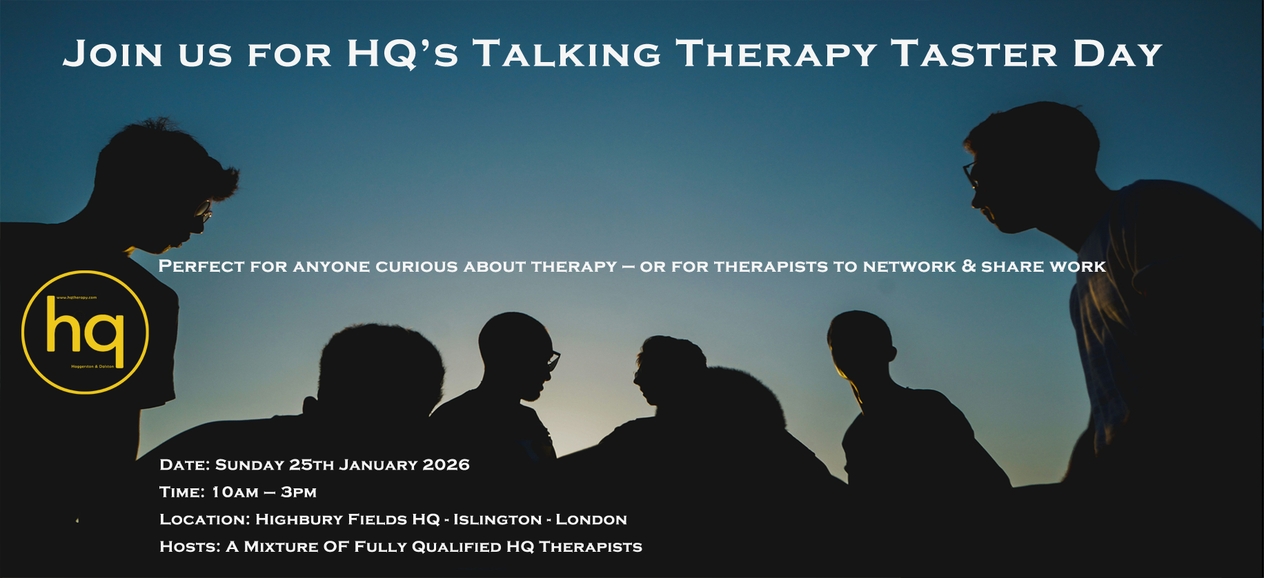 HQ Therapy's Talking Therapy Taster Day